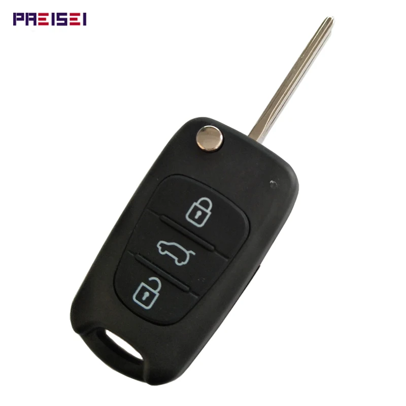 Preisei 10pieces Lot 3 Buttons Car Flip Remote Key Shells For Hyundai I30 Key Replace For Hyundai Key Shell Replacementcar Key Shell Aliexpress