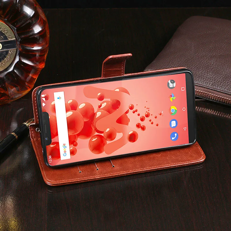 СПС Wiko View 2 Plus чехол Wiko View 2 Plus Чехол-бумажник с откидной крышкой чехол для Wiko вид 2 View2 плюс Чехол для задней панели Чехол