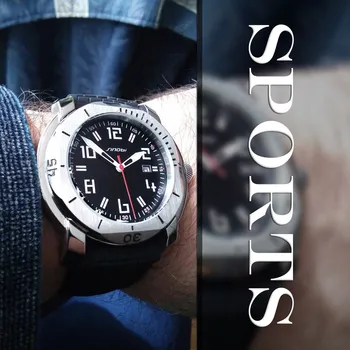 

SINOBI Mens Military Watches Luxury Quartz Watch Men Clock Silicone Strap Sport Watches Male Wristwatch Waterproof Reloj Hombre