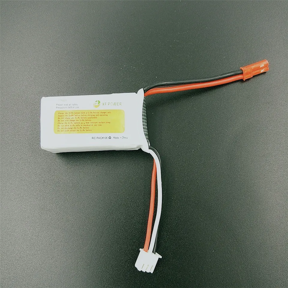 7.4V 850MAH 2S 25C Lipo Battery JST Plug (3)