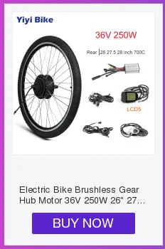 Flash Deal 24V 250W Electric Bike Rear Motor Wheel 16 20 24 26 28 inch 700C Electric Wheel Brushless Gear Hub Motor Disc V Brake With Tire 2