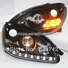 Для Mercedes-Benz W220 S280 S320 S500 S600 светодиодный налобный фонарь 1998-2005 год