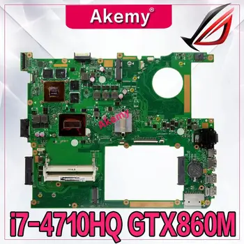 

Akemy G771JM Laptop motherboard For Asus G771JM G771JW G771J G771 Test original mainboard I7-4710HQ/4720HQ GTX860M-2G