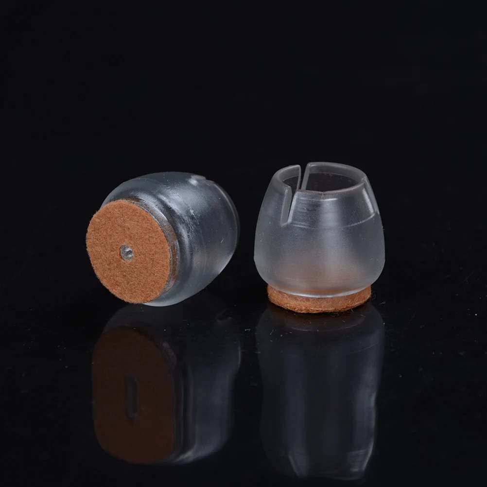 

HIGH QUALITY 4PCS Silicone Chair Leg Caps Round Chair Leg Caps Feet Pads Furniture Table Covers Wood Floor Protectors