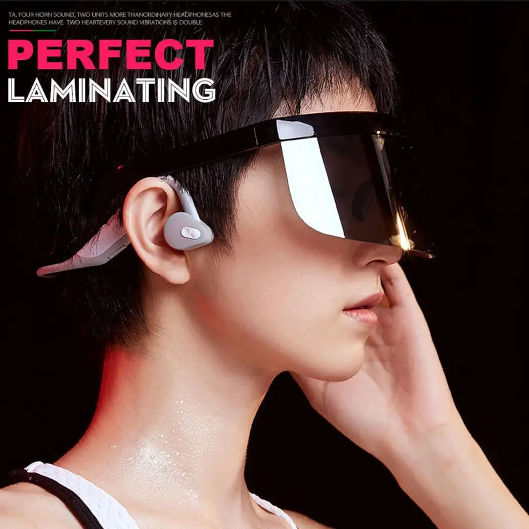 

Unsiex Casual Rear Hanging In-Ear Wireless Earphone Bluetooth Headset 10m Moving Iron 15 Days Charging Line
