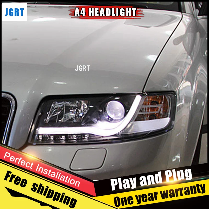 2pcs Car Style Led Headlights Fo Audi A4 2001 2004 For A4 Head Lamp Led Drl Lens Double Beam H7 Hid Xenon Bi Xenon Lens H7 Hid Xenon Lensh7 Hid Xenon Aliexpress