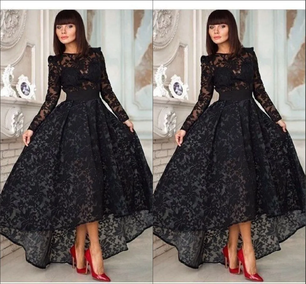 Black Gowns with Sleeves