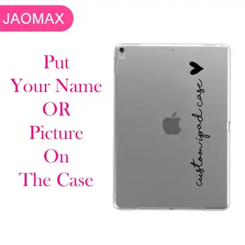 

Jaomax Personalized Printing Custom Silicone Case For iPad 9.7 Inch 2017 Heart Design Transparent Covers For iPad 9.7 Inch 2018