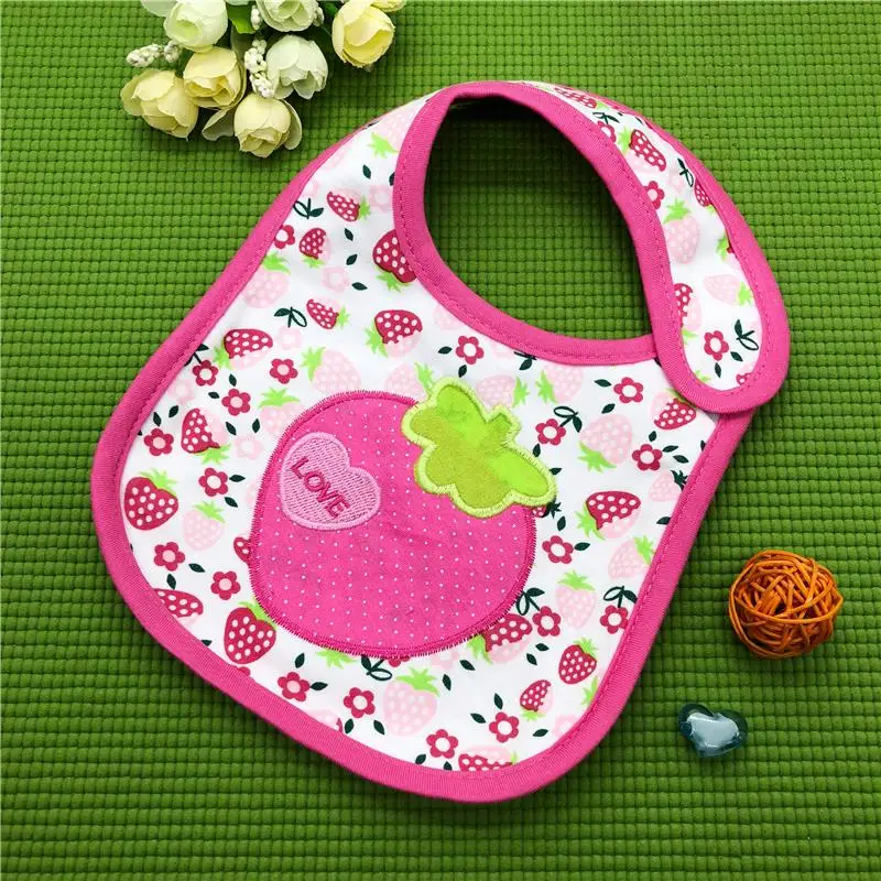 Bebe Bibs Baberos Babador Bavoir водонепроницаемый милый мультфильм вышивка печать дети мультфильм отрыжка ткань 6-24 месяцев DS19