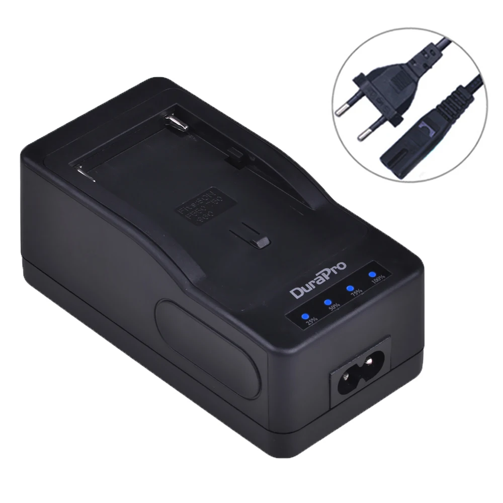 DuraPro 1x7200mAH NP F960 F970 батареи камеры + LED ультра быстрое зарядное устройство для Sony DCR