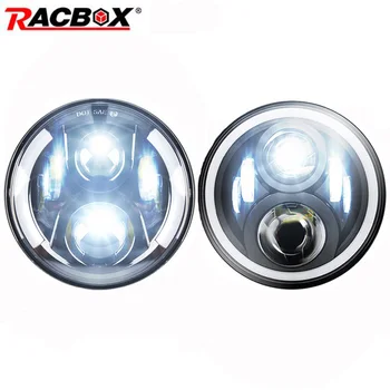 

1Pcs 40W 7 Inch LED Headlight Kit DRL Daytime Running Light H4 H13 High Low Beam For Jeep Wrangler 2009-2018 4x4 Niva Headlamp