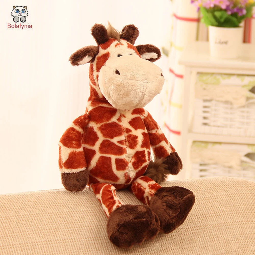 

BOLAFYNIA Children Plush Stuffed Toy Baby Kids Toy for Christmas Birthday gift Creative simulation giraffe doll
