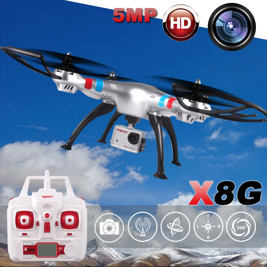50CM Syma X8G RC Drone Quadcopter with 1080P 5MP HD FPV Camera Remote control helicopter With