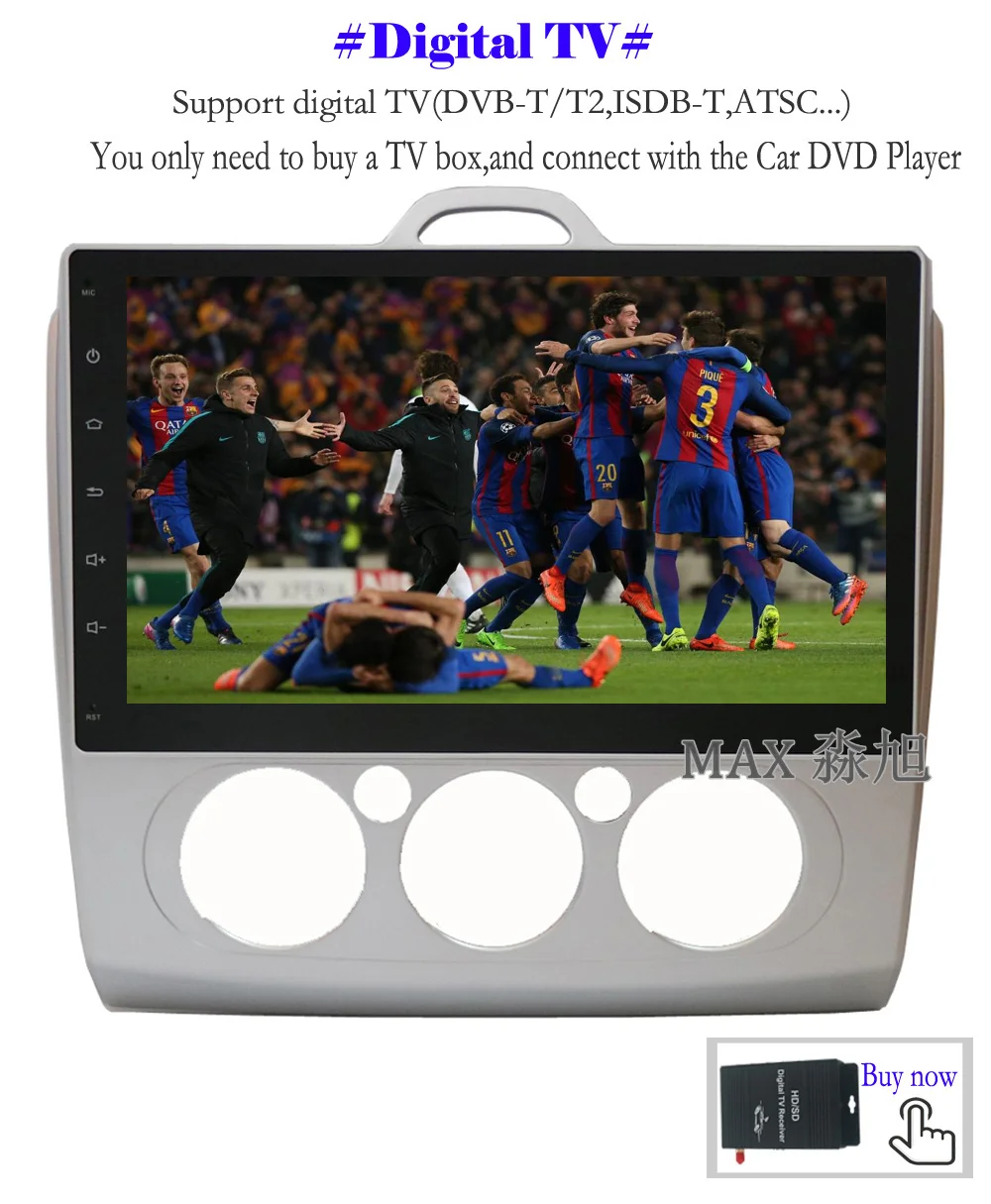 Best MAX GPS Navigation System Android 8.1 Car DVD Player For Ford Focus 2 3 2004-2011 Car Radio RDS 4G WiFi Bluetooth Call/Music Map 11