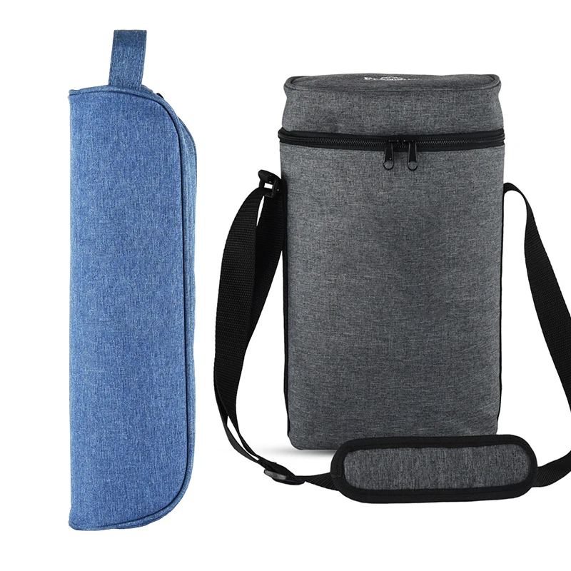 

high quality thickening single double bottles red wine insulated holder gift travel carrier cooler bag drinks wine accessory