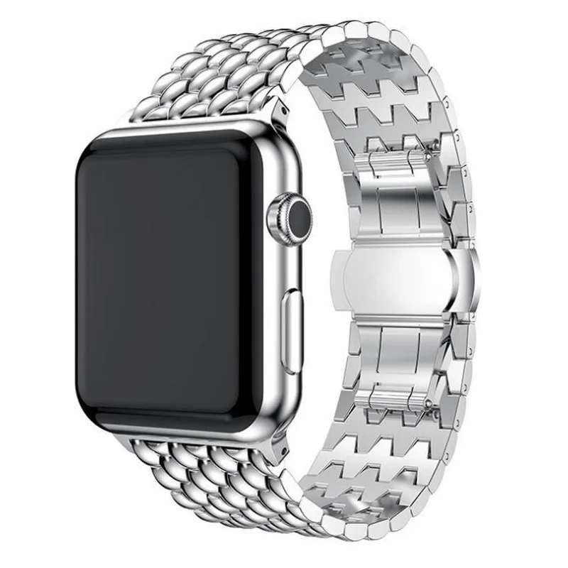 Металлический ремешок neway из нержавеющей стали для часов Apple Watch Series 4 3 2 1 iWatch 40 мм 44 мм 38 мм 42 мм ремешок цвета розового золота черный