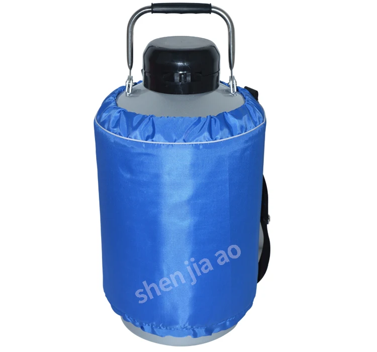 1 шт. YDS-10 Высококачественный контейнер с жидким азотом криогенный резервуар Dewar с ремнями