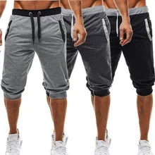 Новые летние мужские брюки с пятью точками повседневные штаны для бега