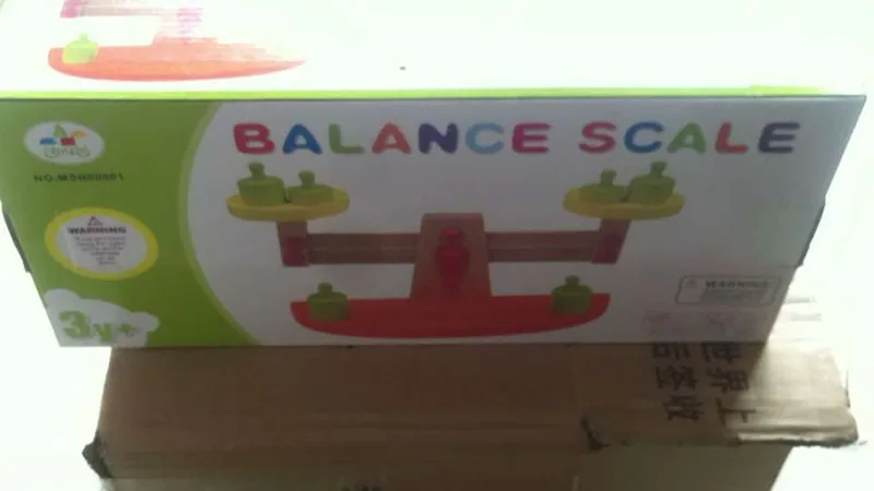 Weight balance scale Baby toys wooden toys Weight balance scale Baby toys wooden toys