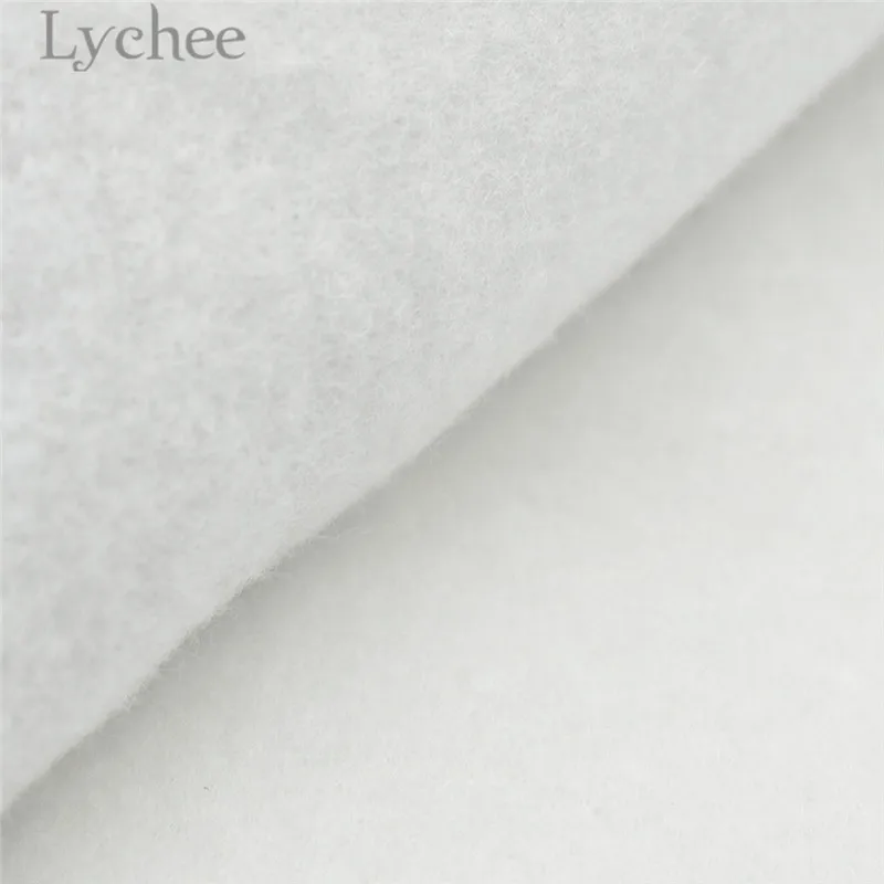 Lychee Life 1 м x 1 м белая хлопковая ткань стеганая подкладка высокое качество Прокладочные ткани материалы Аксессуары для шитья для гареток