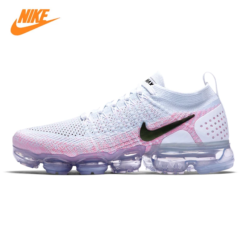 

NIKE AIR VAPORMAX 2.0 Women's Running Shoes, Pink & White, Breathable Shock Absorption Wear-resistant Non-slip 942843 102