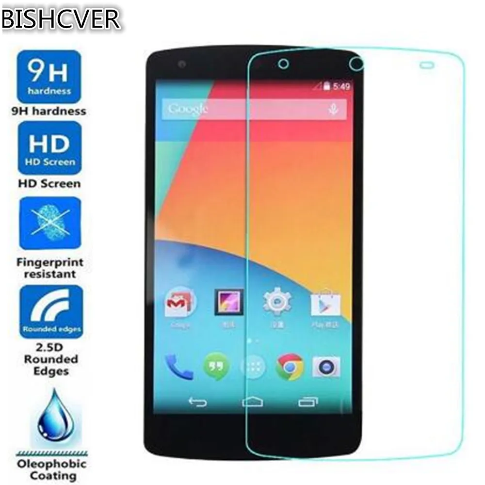 Закаленное стекло для LG Google Nexus 5 защитное 2.5D 9H закаленное премиум-класса Nexus5 D820 D821