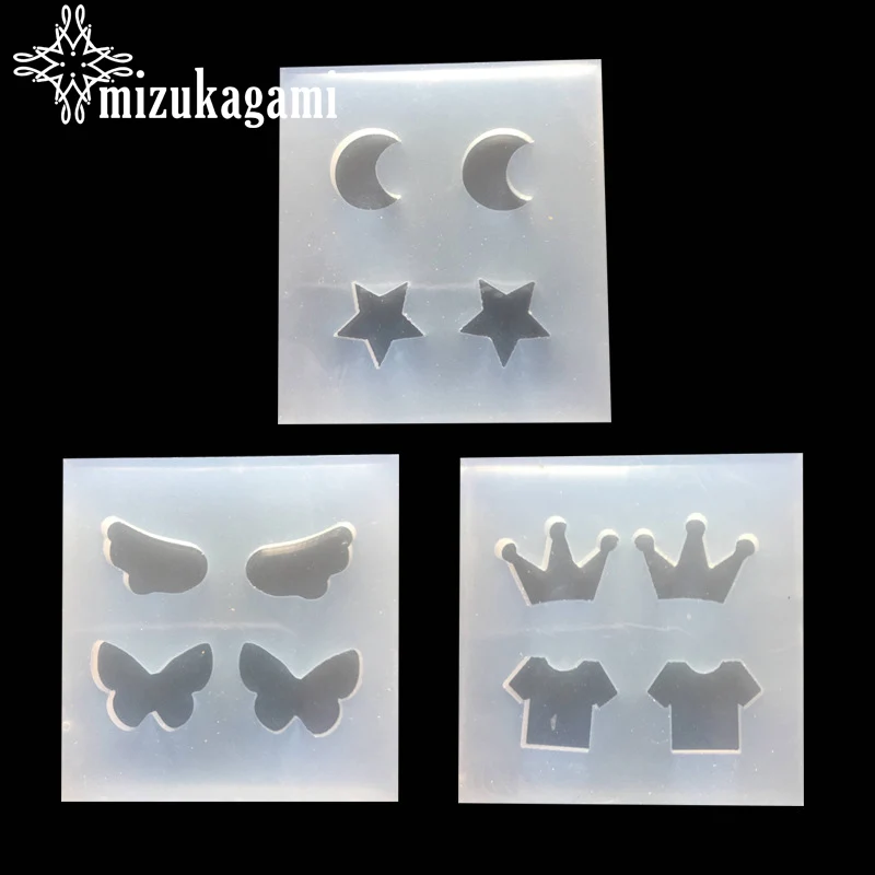 UV Resin Jewelry Liquid Silicone Mold Square White Charms Beads Resin Molds For DIY Handwork Jewelry Finding Accessories