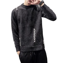 New Men’s Clothing Autumn and winter baggy bat sleeve back letter men and women sweater tide