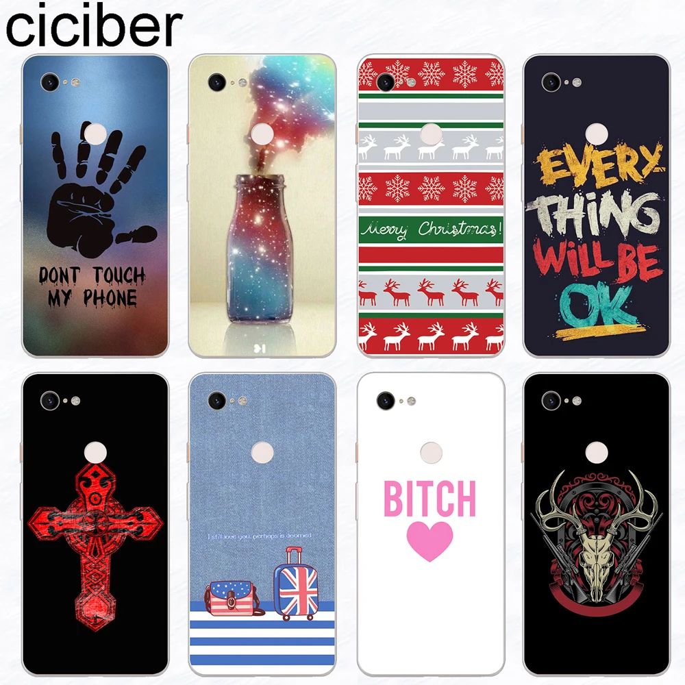 

ciciber Bitch Dont Touch Me Phone Cases Funda for Google Pixel 3 2 XL Fashion Case Silicone TPU Cover for Pixel 3XL 2XL Coque