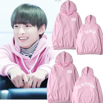 

Mainlead KPOP SF9 Pink Sweatershirt Sensation CHANI Cap Hoodie ZUHO Coat