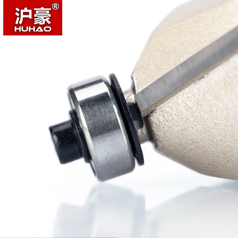 HUHAO Фрезерные фрезы 1/4 "1/2" хвостовик для дерева конского носа 45 градусов