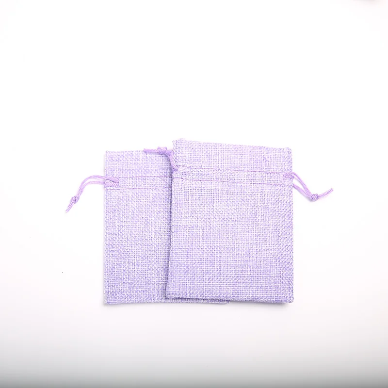 20piece 9*12cm Burlap Linen Bags Drawstring Gift Bags for Wedding Party Crafts Presents Snacks Jewelry Christmas Candy Pouch