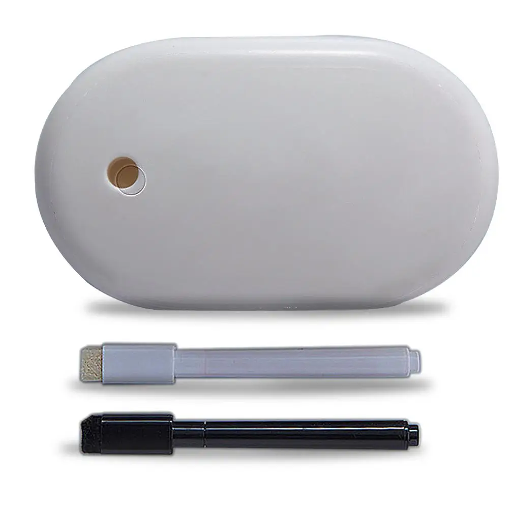

1PC White Light Grey Creative Innovative Erasable Office Desk Memo Storage Box Message Box