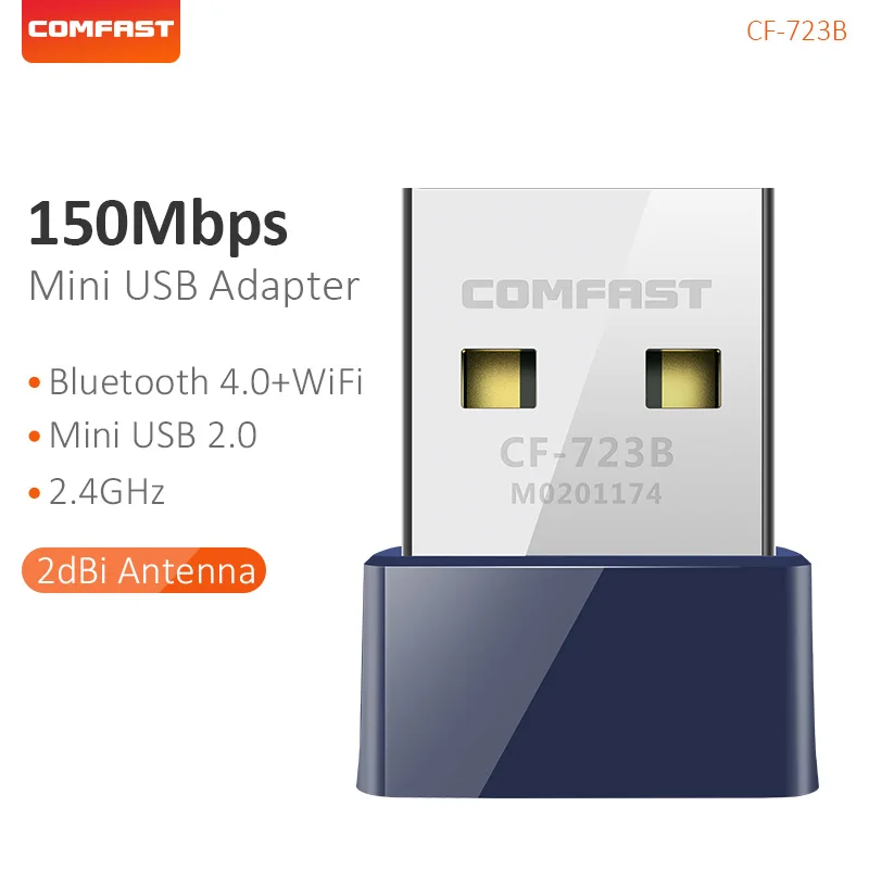 Comfast мини USB 2 0 Беспроводной Wi Fi адаптер 150 Мбит/с приемник сетевая LAN карта для ПК
