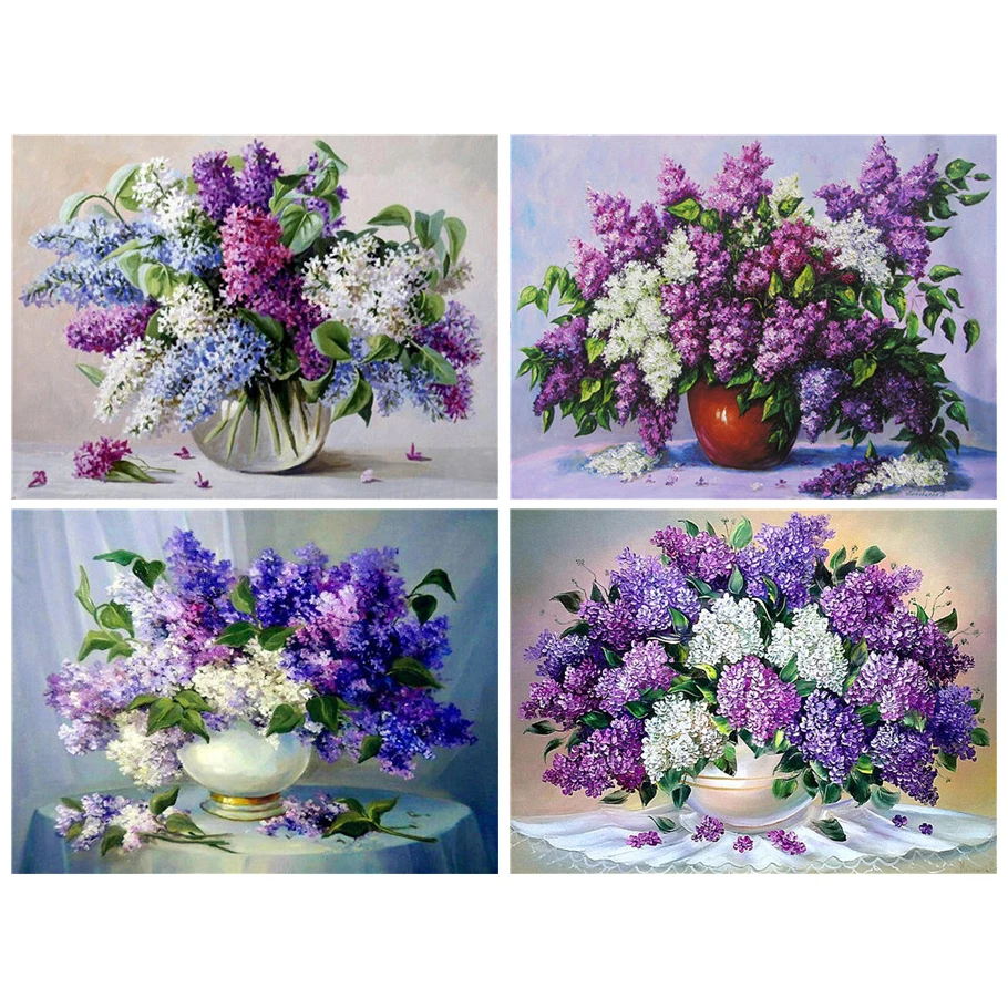 

Diamond Painting Diamond embroidery 5d diy full square Vase flower - diamond mosaic new arrivals diamant painting
