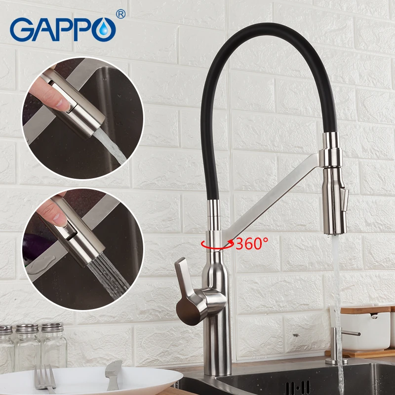 

GAPPO Kitchen faucet stainless steel kitchen faucet mixer taps torneira para cozinha water mixer deck mounted kitchen taps