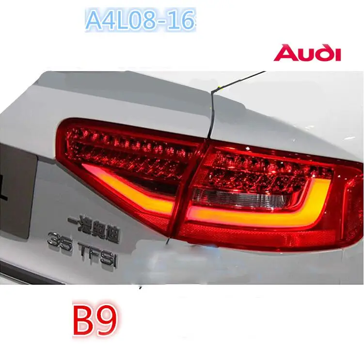 Автомобильный Стайлинг фонарь задние фонари чехол для Audi A4L B9 2013- светодиодный задний фонарь для Audi B9 задний фонарь задний багажная лампа крышка