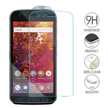 Перейти на Алиэкспресс и купить Закаленное стекло для гусеницы Cat S61 Защитное стекло для мобильного телефона стеклянный чехол для Cat S61 Защитная пленка для экрана
