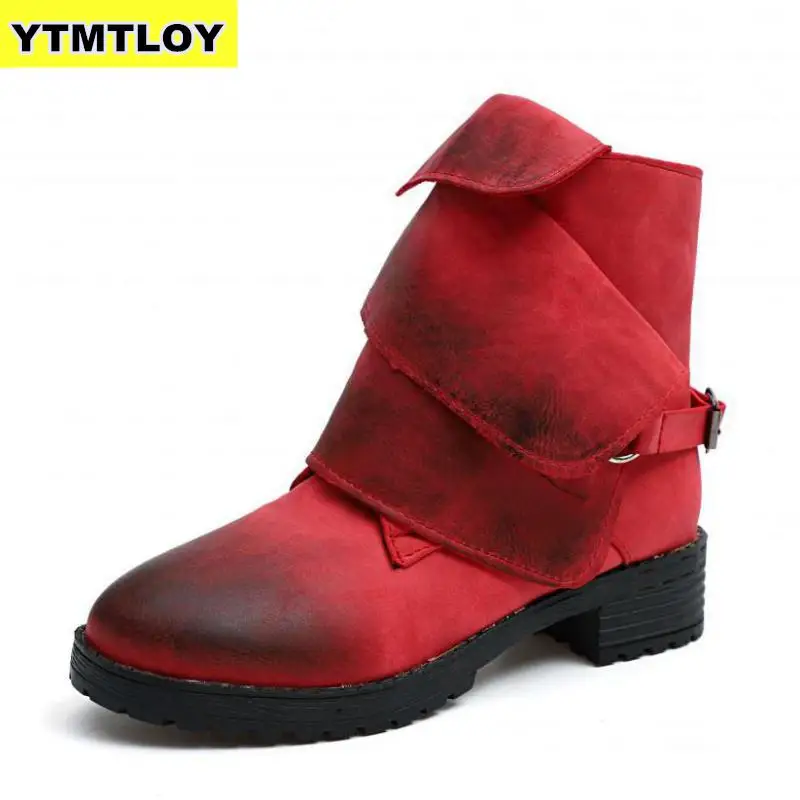 

2019 New Women Boots Flat Booties Soft Women's Shoes Fashion Zip Ankle Women Zapatos Mujer Platform Booties Winter Boots