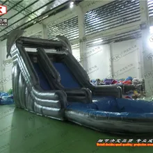 Гигантская надувная водная горка для взрослых садик за домом игровая площадка