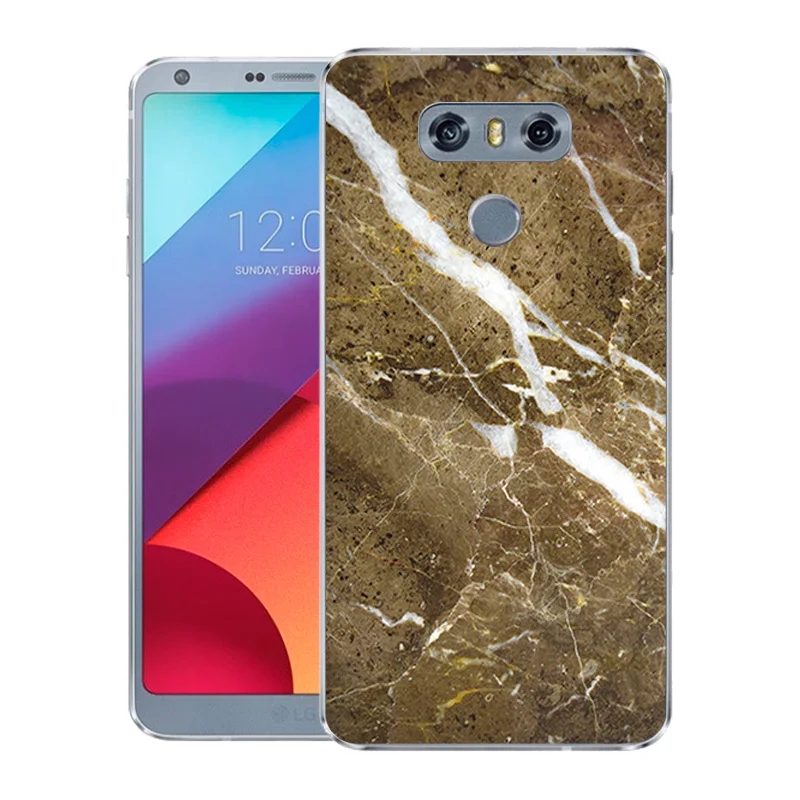 Чехол для LG G6 с мраморным принтом мягкий силиконовый чехол H870 G600 H871 H872 H873 LS993 AS993