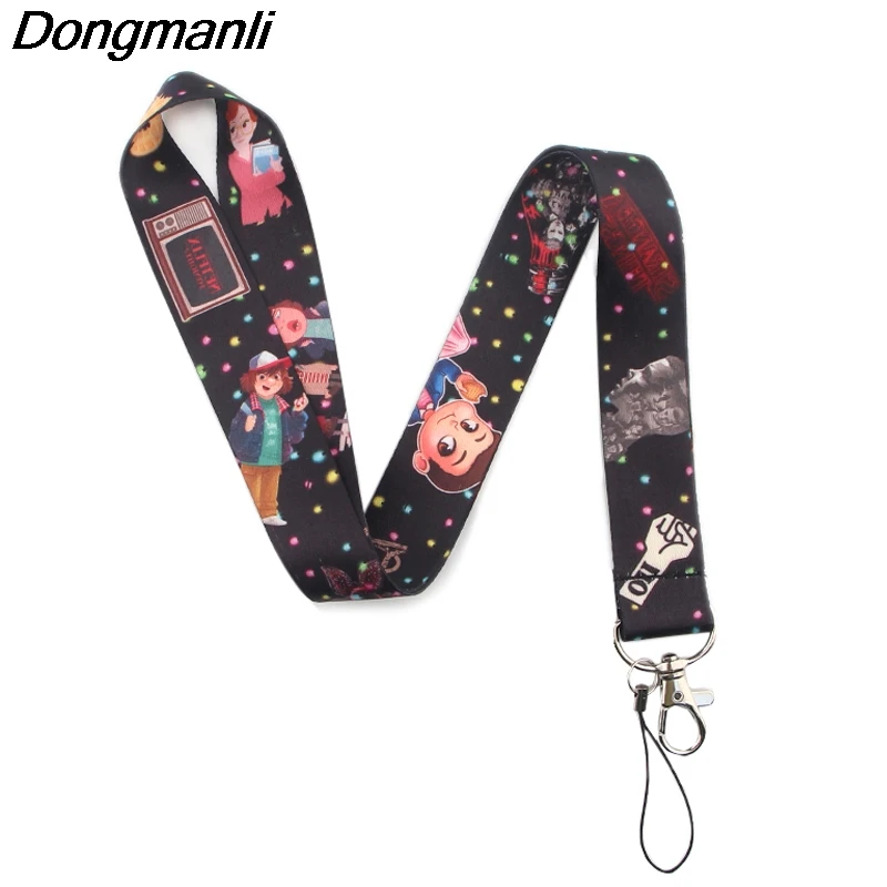 P3918 Dongmanli странные вещи ТВ Ожерелье бейдж со шнурком ID Lanyards/Мобильный телефон Веревка/ключ нашейные ремешки Ремешки