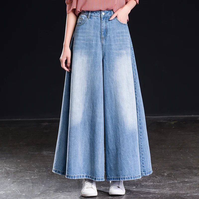 culotte jeans plus size