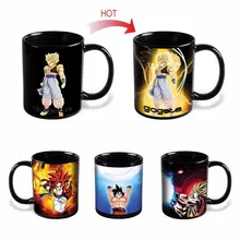 Original Dragon Ball Z Vegeta Ändern Kaffeetasse wärmeempfindlichen Reaktiven Keramische Schalenbecher Weihnachtsgeschenk