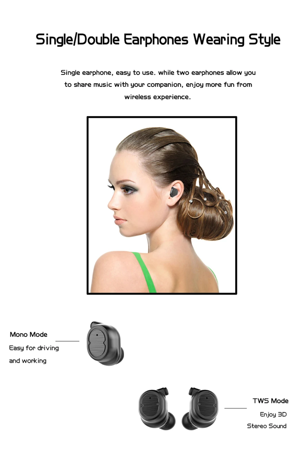 TWS Bluetooth Wireless  Headphone Earphones  Headset 8_05