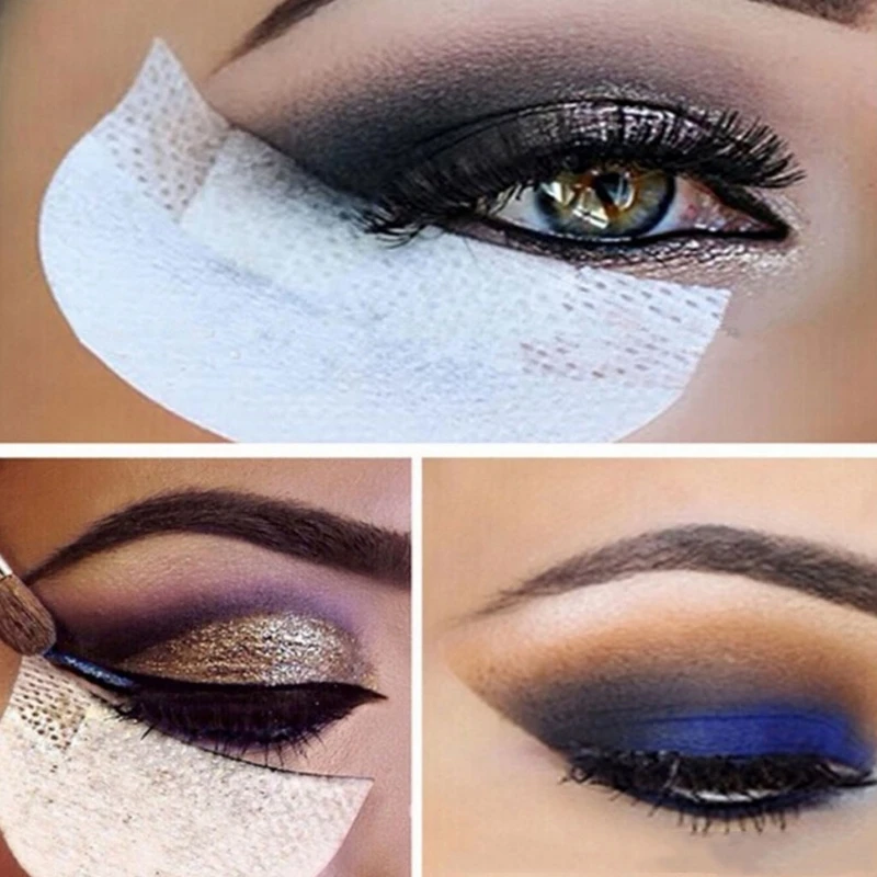 

10pcs Eye Shadow Shields Protector Pads For Eyes Lips Makeup Application Tool