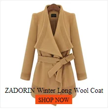 ZADORIN, Женское пальто, зимнее, толстое, теплое, с длинным рукавом, с отворотом, двойное, Bresated, шерстяное пальто, винтажное, элегантное, черное, серое, пальто, уличная одежда