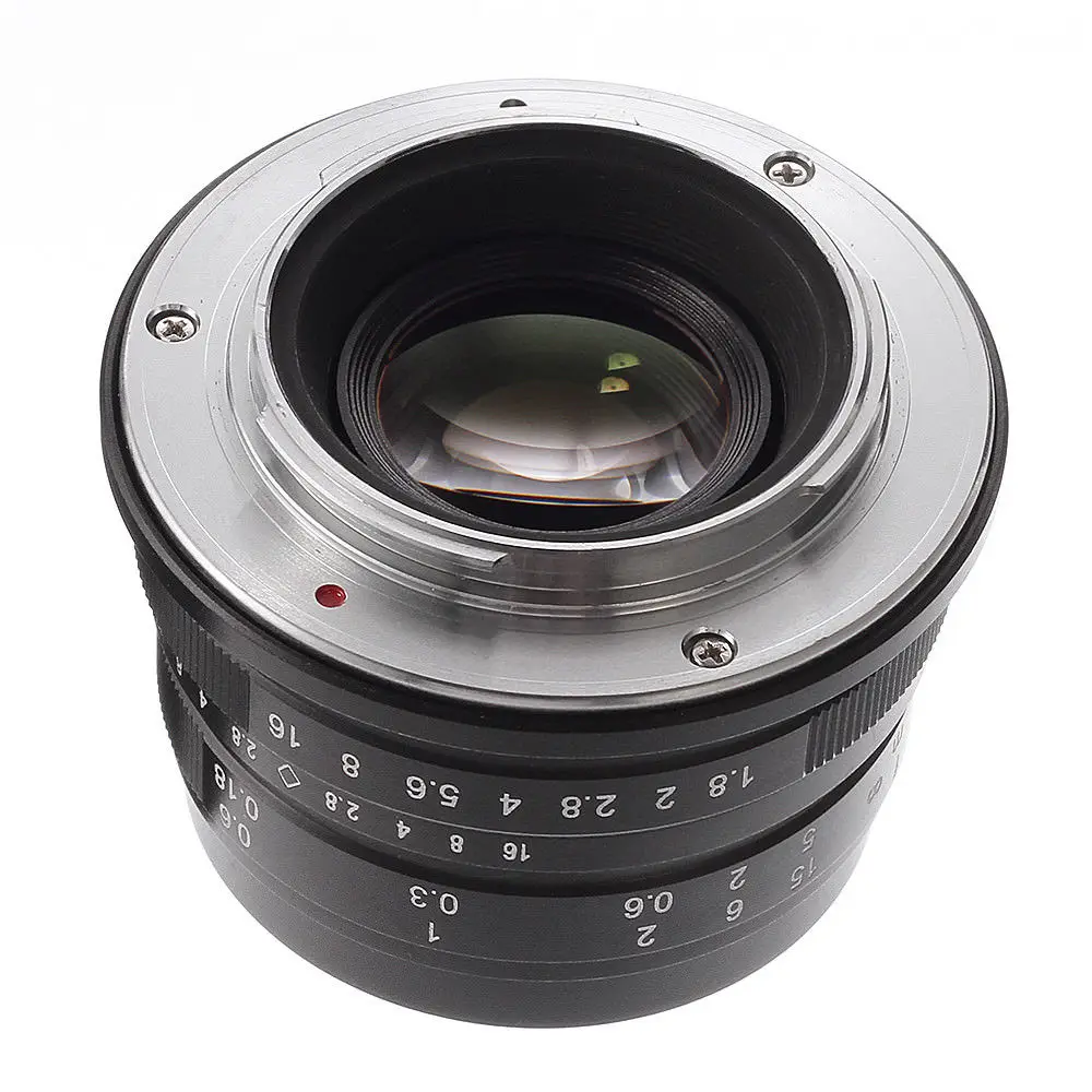 25 мм F/1 8 основной объектив Ручной фокус MF для Panasonic Olympus M4/3 крепление серебристо