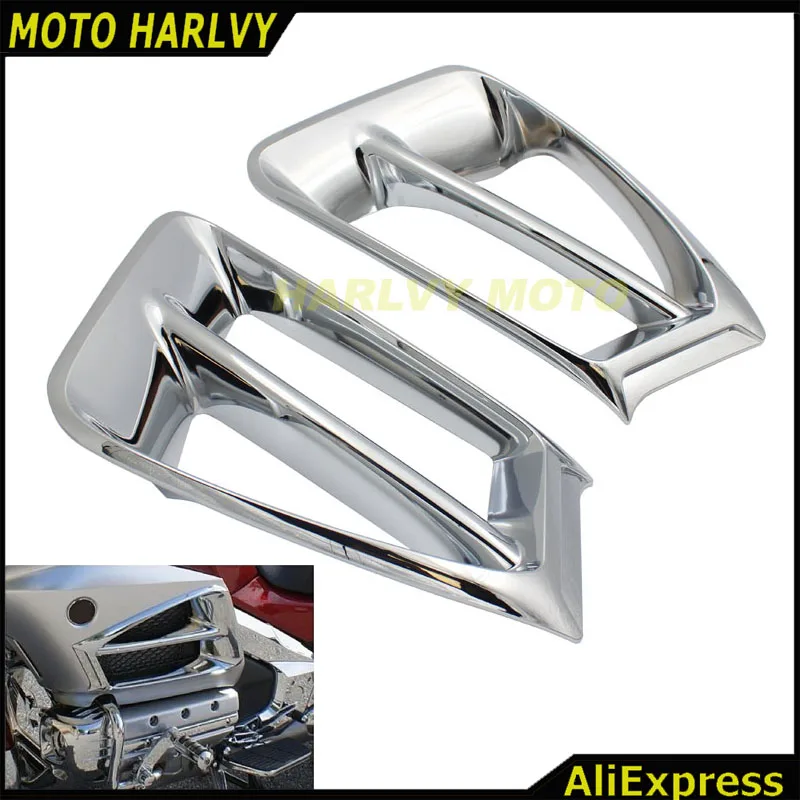 

Motorcycle Air Exhaust Intake Accent Trim Decoration Cover case for Honda Goldwing GL1800 2012 2013 2014 2015 2016