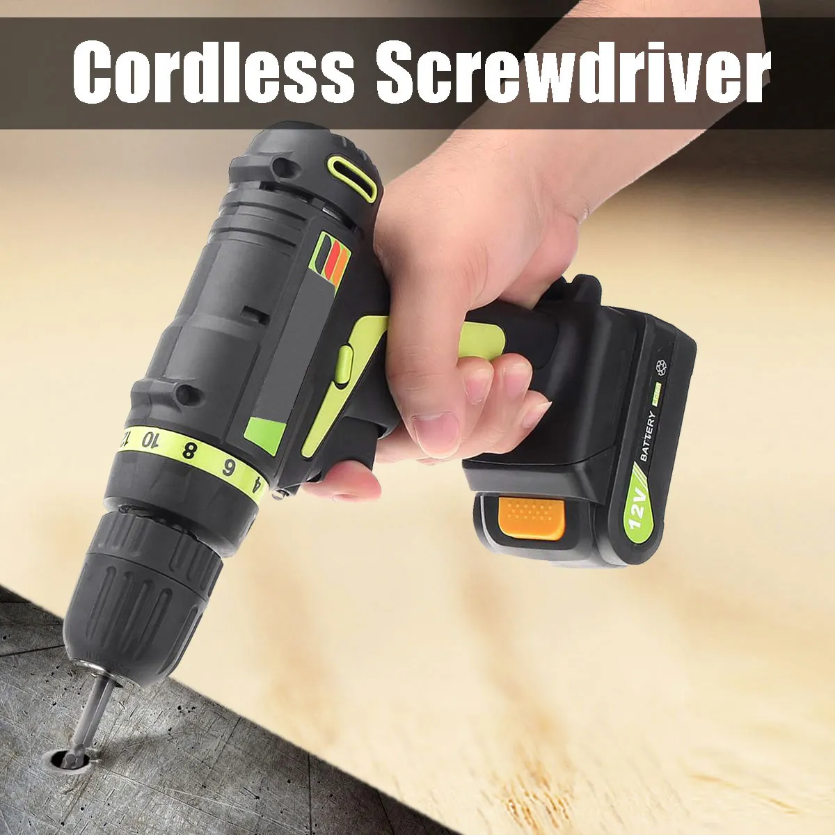 

12V Mini Electric Drill Screwdriver Lithium Battery Rechargeable Multifunction Cordless Electric Drill Power Tools